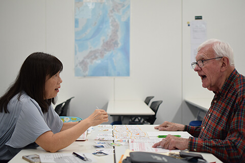 プライベートレッスンの様子